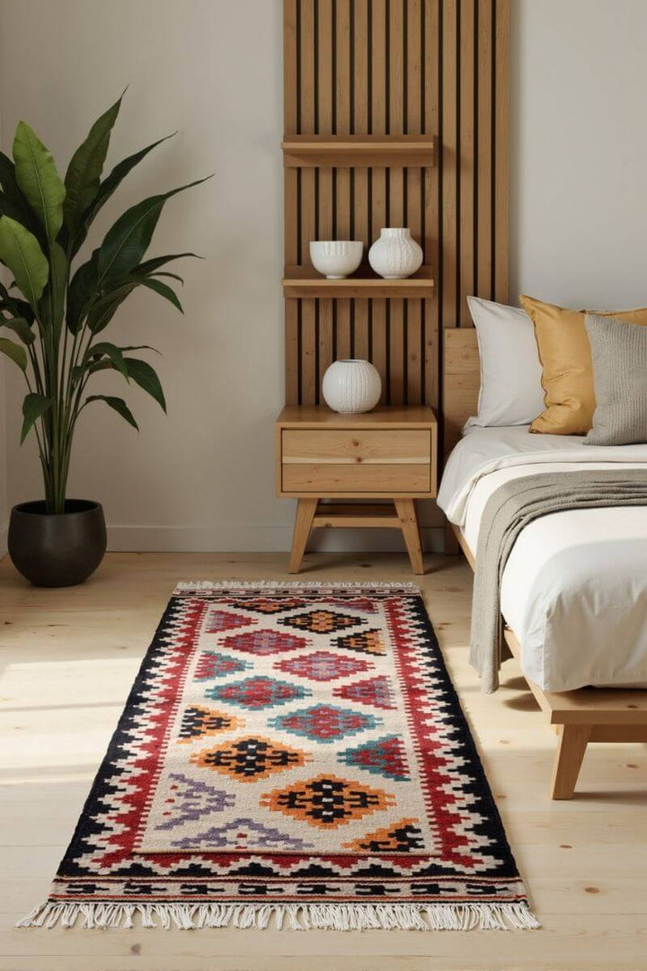 The Rugs Kamal Kelim Rug – Handwoven Afghan Design Rug