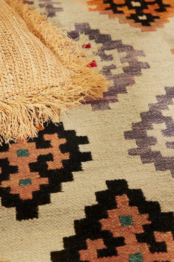 The Rugs Kamal Kelim Rug – Handwoven Afghan Design Rug