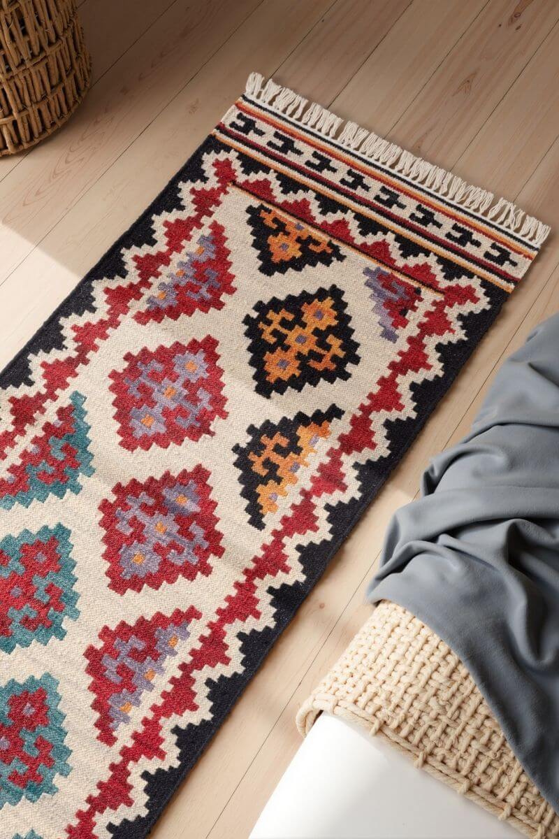 The Rugs Kamal Kelim Rug – Handwoven Afghan Design Rug