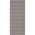 Indoor - Outdoor Black Karo Rug