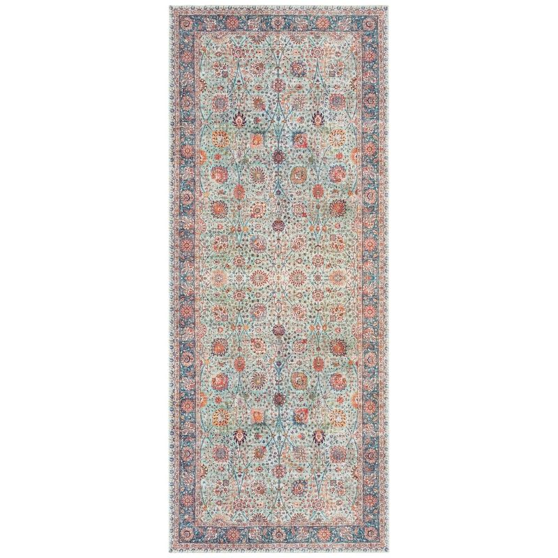 Keshan Maschad Oriental-Optic Jade Rug