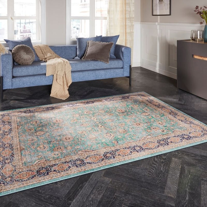 Keshan Maschad Oriental-Optic Rug – Vintage Elegance