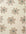 Beige rug with brown floral patterns