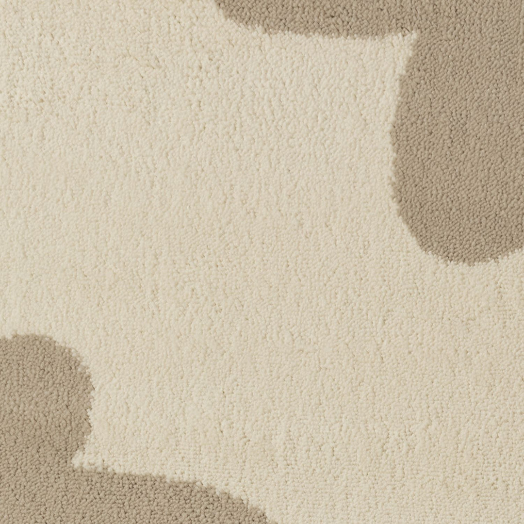 Close-up of a beige and brown camouflage pattern