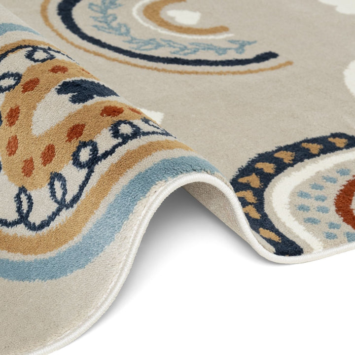 Adventures Kids Rug Bowie Beige Multicolour