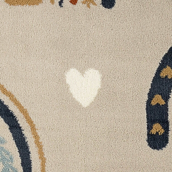 Adventures Kids Rug Bowie Beige Multicolour