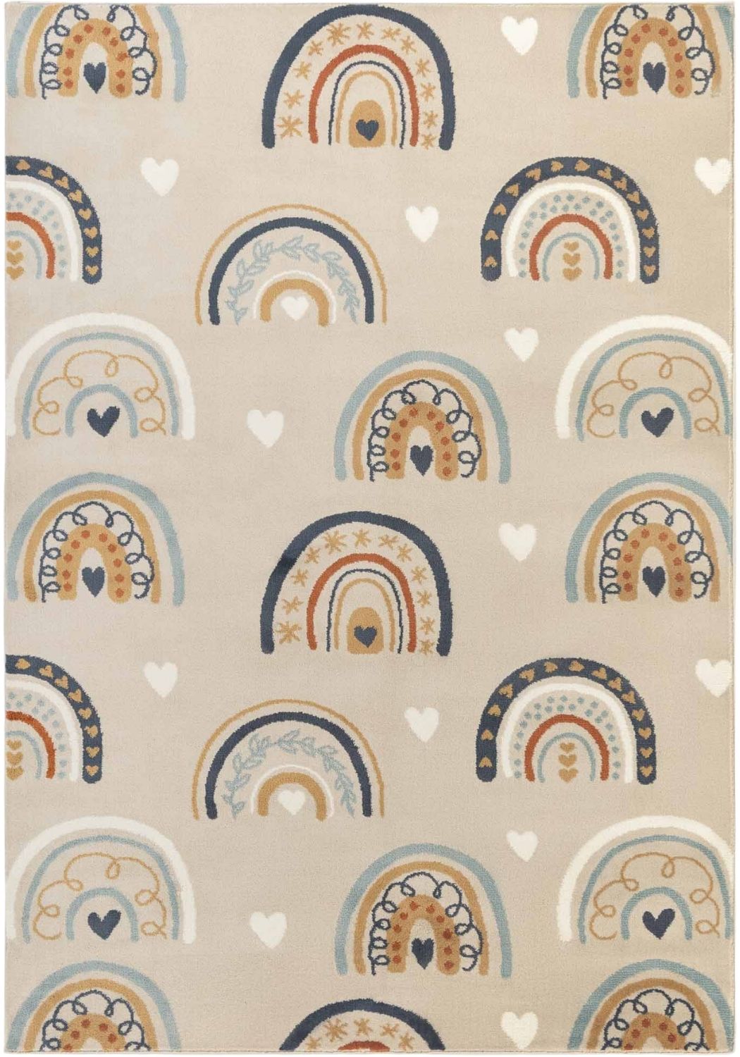 Adventures Kids Rug Bowie Beige Multicolour