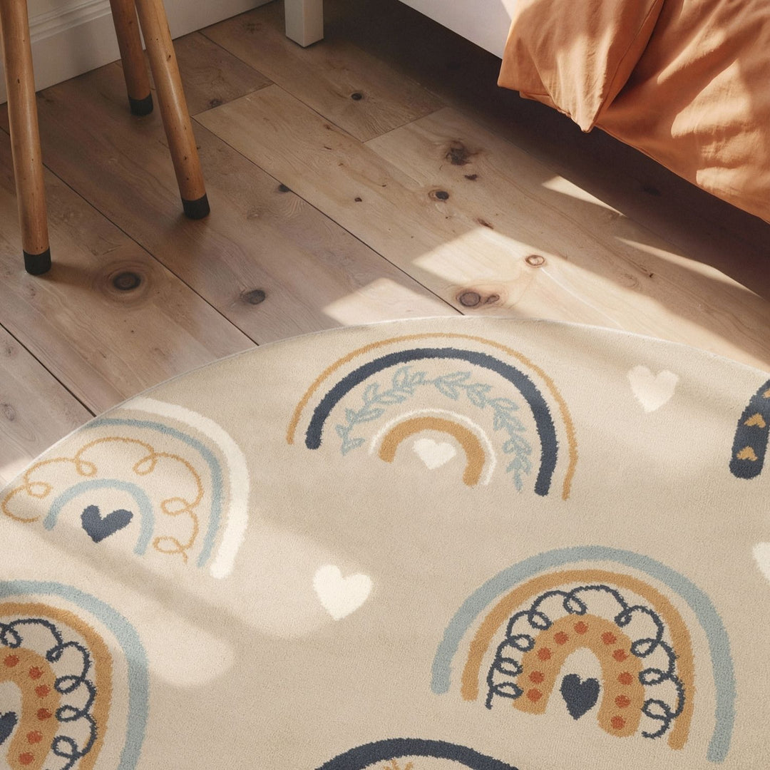 Adventures Kids Rug Bowie Beige Multicolour