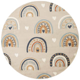 Adventures Kids Rug Bowie Beige Multicolour