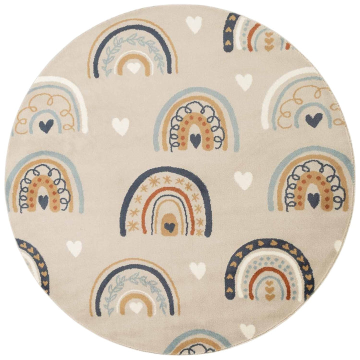 Adventures Kids Rug Bowie Beige Multicolour