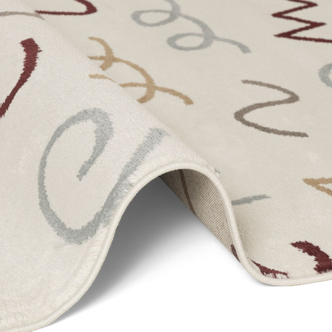 Adventures Kids Rug Fiete Cream Multicolor Underfloor heating Rug