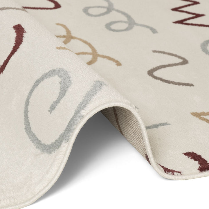 Adventures Kids Rug Fiete Cream Multicolor Underfloor heating Rug