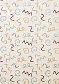 Cream & Multicolour