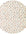 Round rug with multicolored dot pattern on a white background