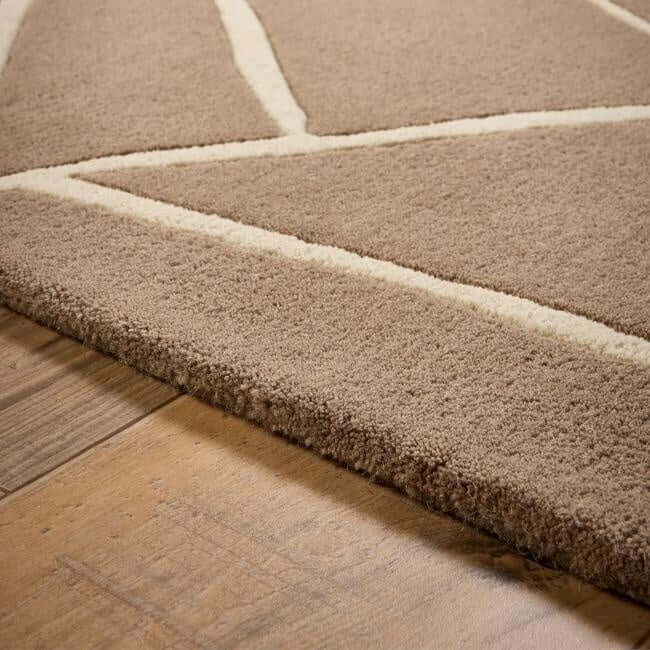 The Rugs Kintsugi Striped Wool Rug | Elegant Abstract Design