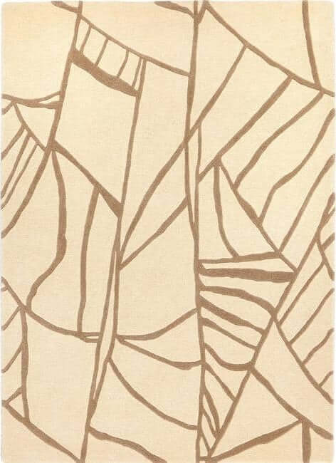 The Rugs Kintsugi Striped Wool Rug | Elegant Abstract Design