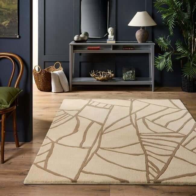 The Rugs Kintsugi Striped Wool Rug | Elegant Abstract Design