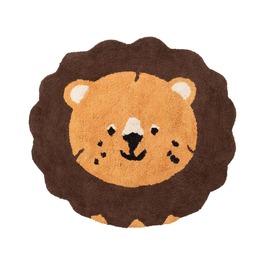 Round rug with a lion&