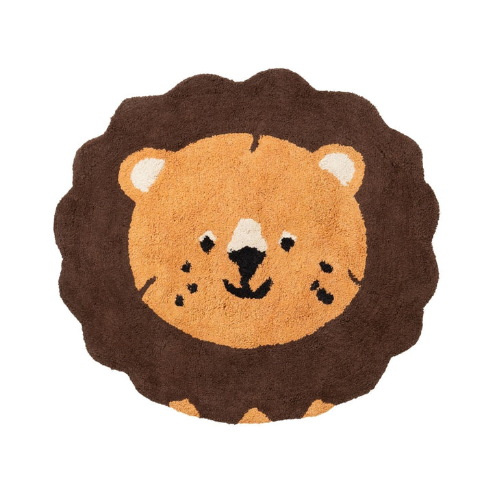 Round rug with a lion&