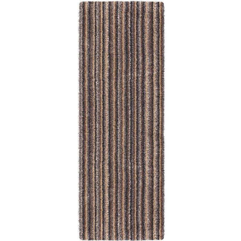 Linen striped design mat