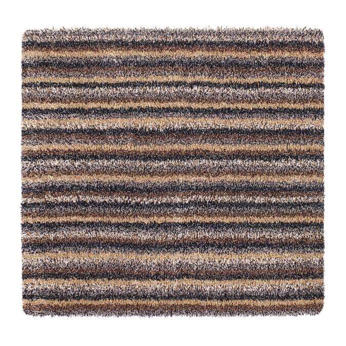 Linen striped design mat