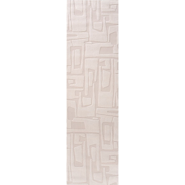 Loft Abstract Cream Rug Underfloor heating rug