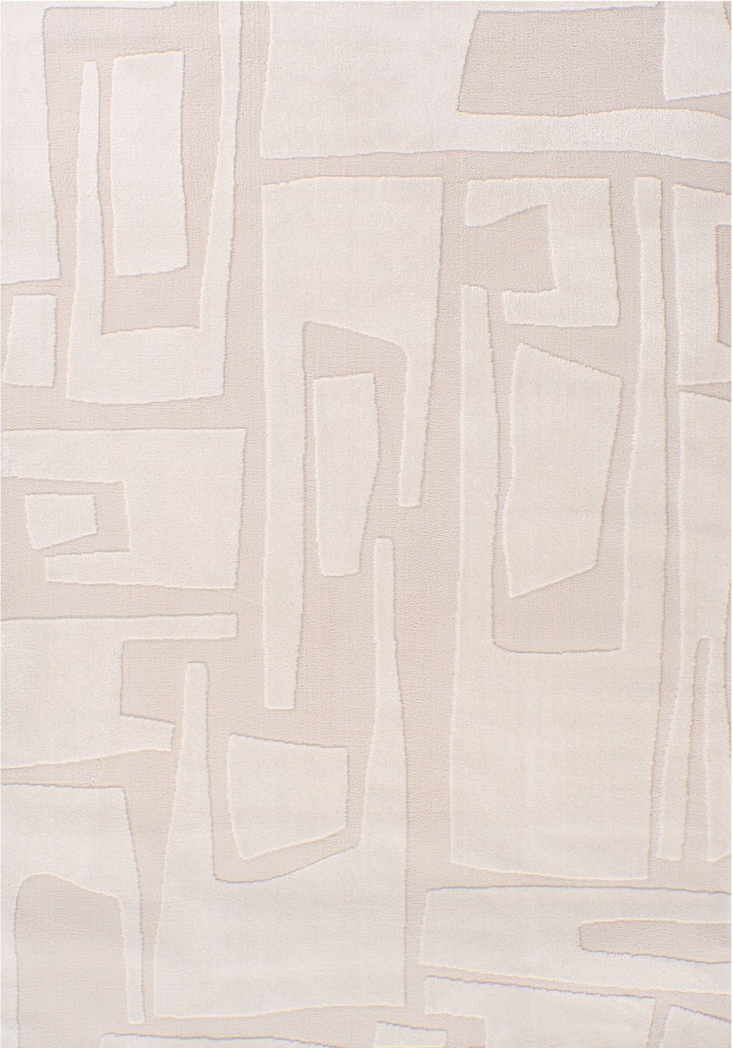The Rugs Loft Abstract Cream Rug - Quality Comfort & Style