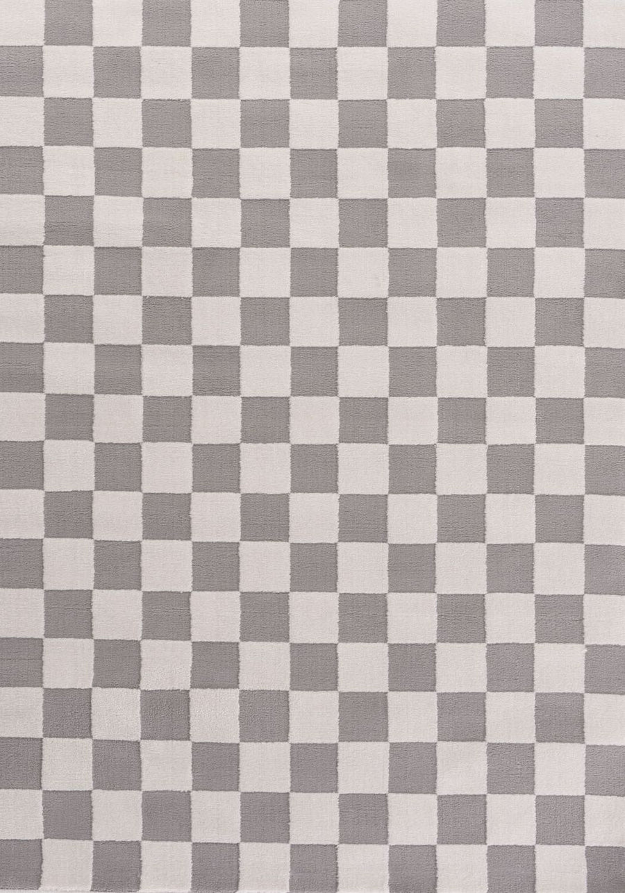 Loft Checkerboard Grey Rug, Underfloor heating.