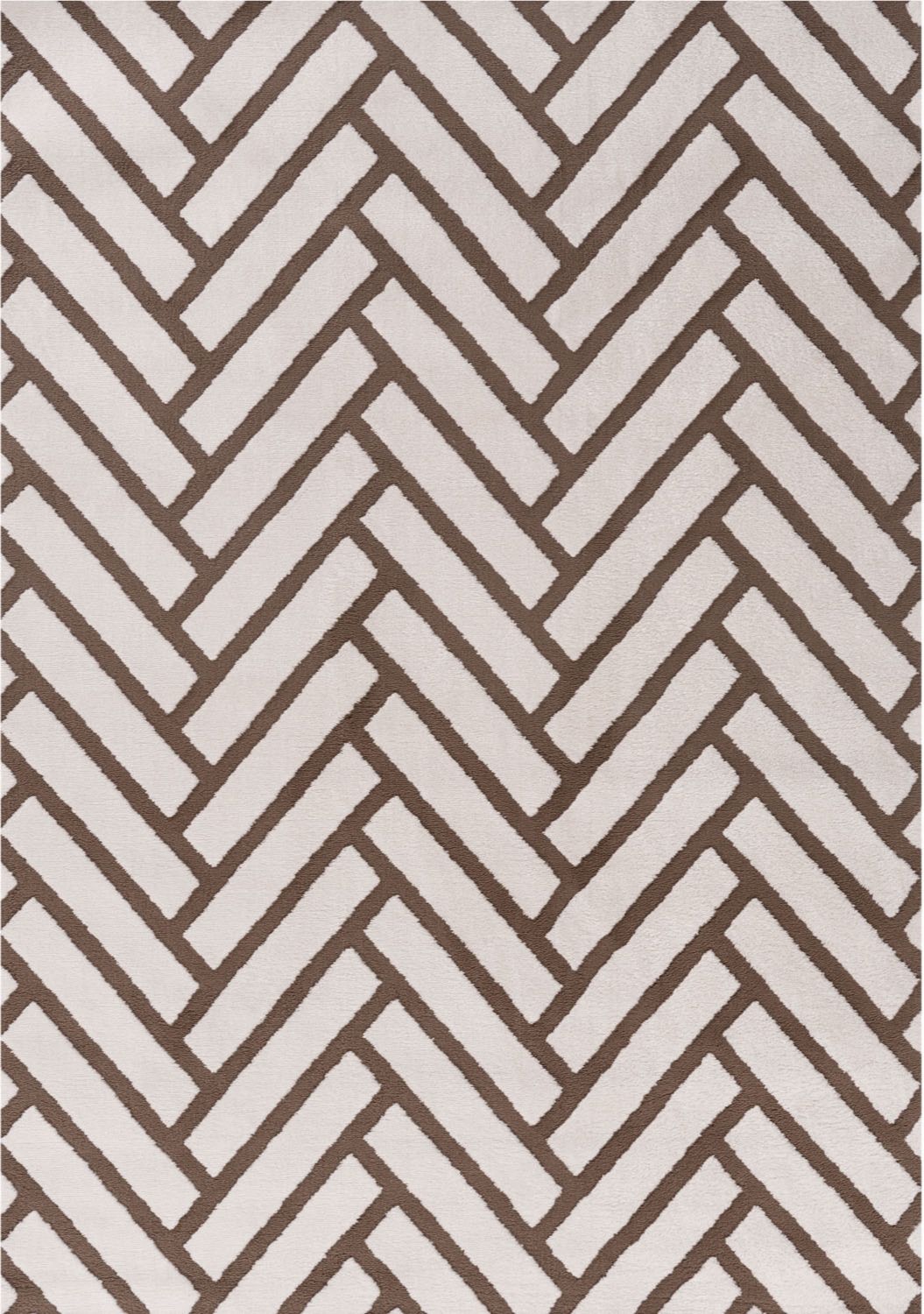 Patterned fabric with a zigzag design on a white background