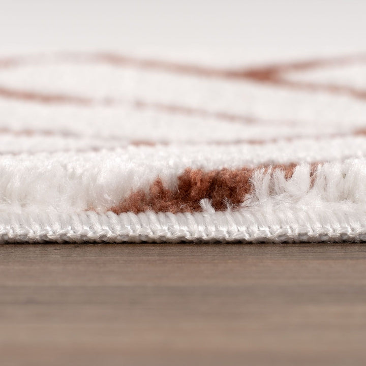 Loft Chevron Terra Rug Textured Pile