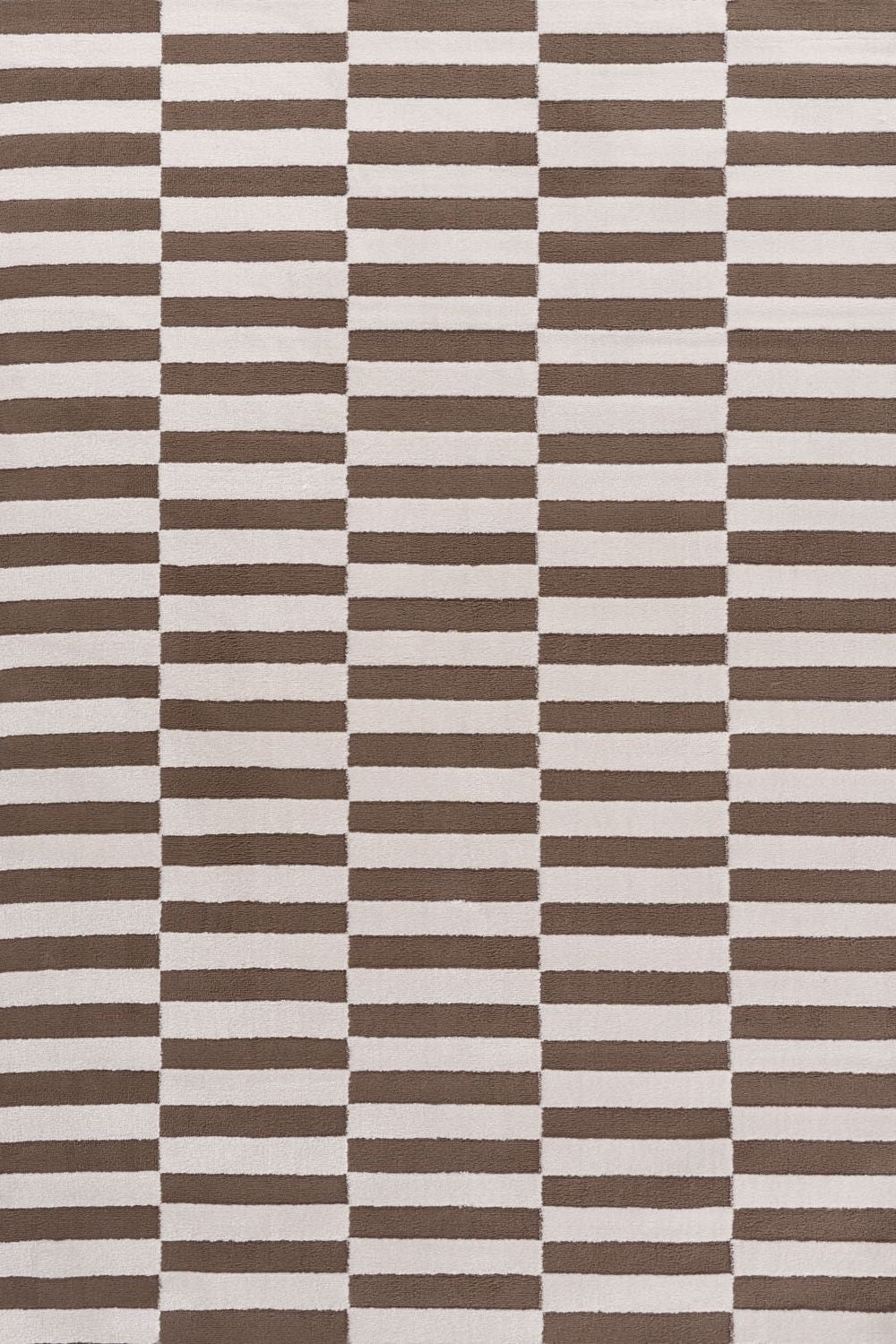 Loft Striped Brown Rug underfloor heating.