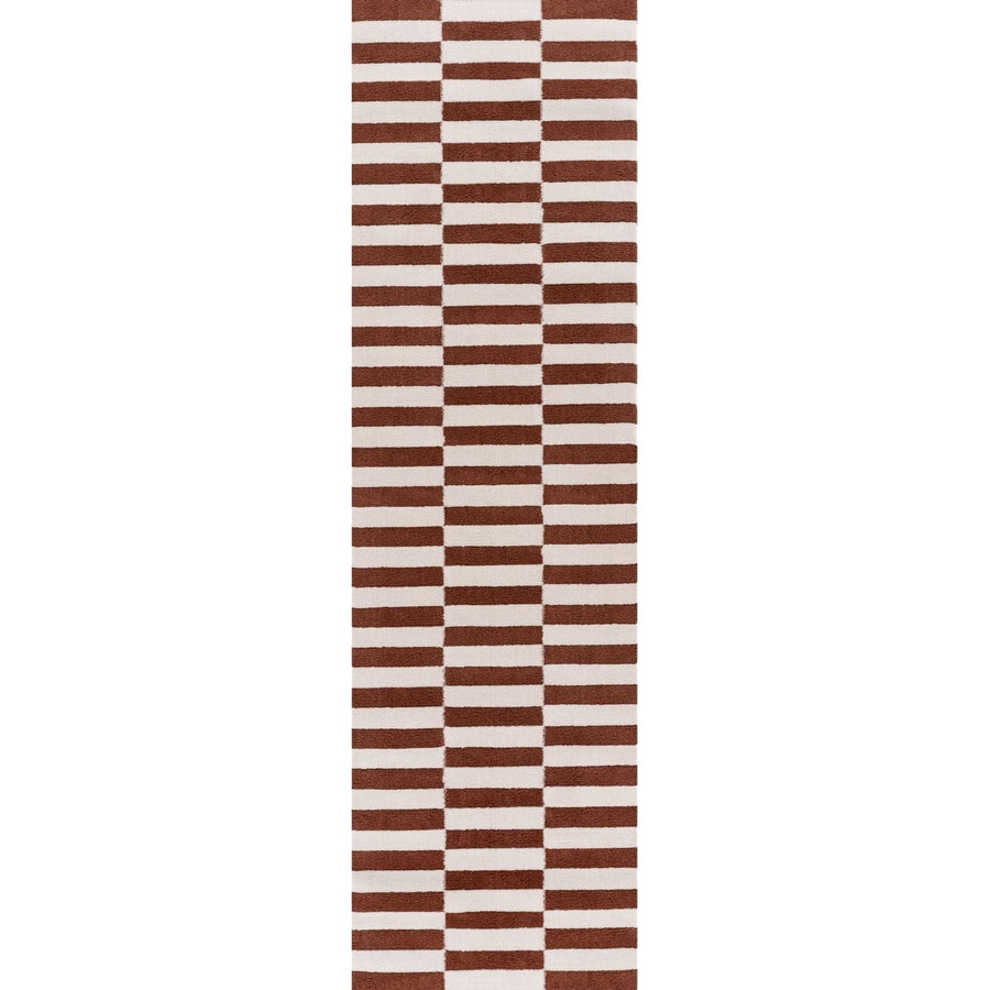 Loft Striped Terra Rug High-Low Pile, Eacy care