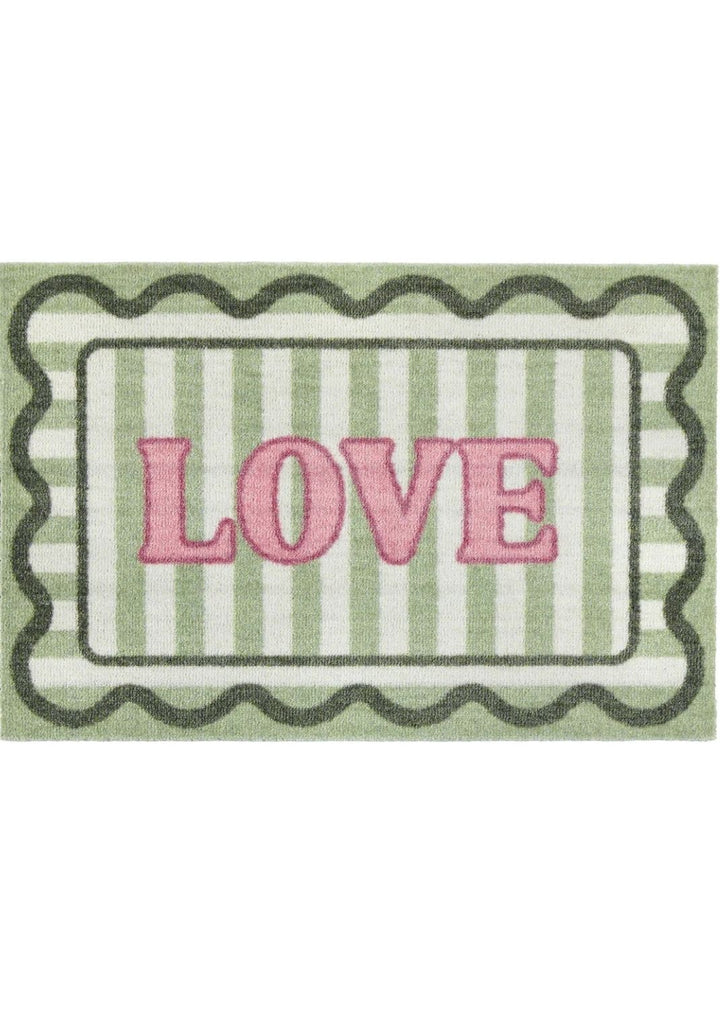 The Rugs Stylish Washable Mats with Bordered Design | Eco