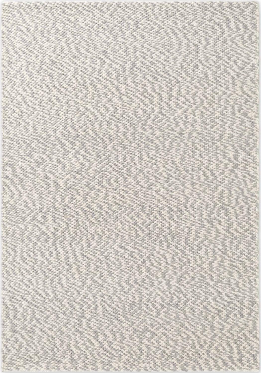 Wool Beans Rug Natural Cream Grey hand-woven, heating insulting rug