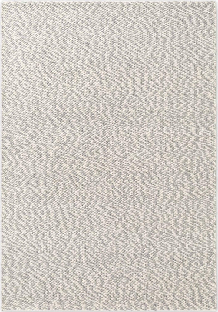 Wool Beans Rug Natural Cream Grey hand-woven, heating insulting rug