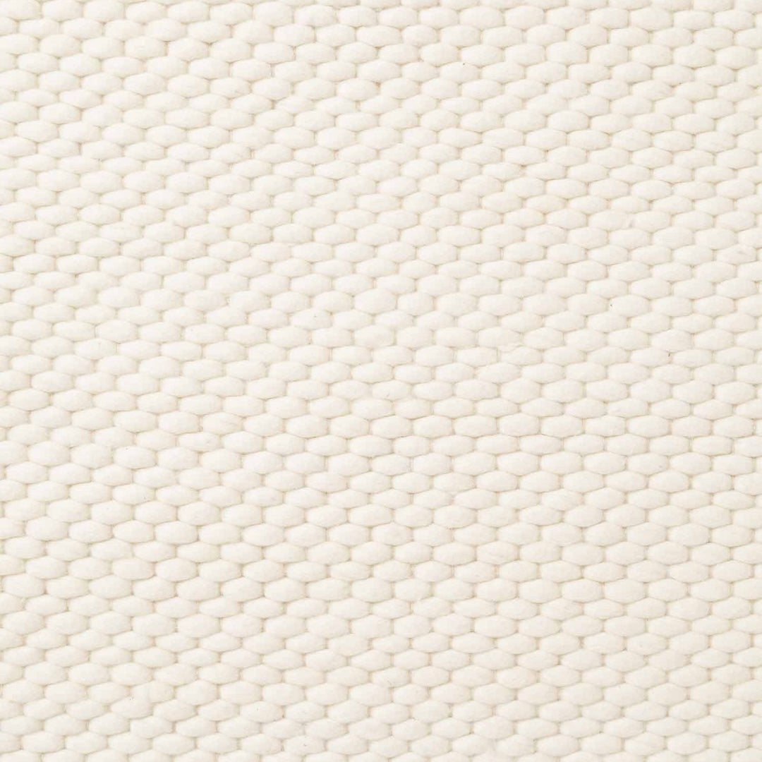 Close-up of a textured white fabric surface