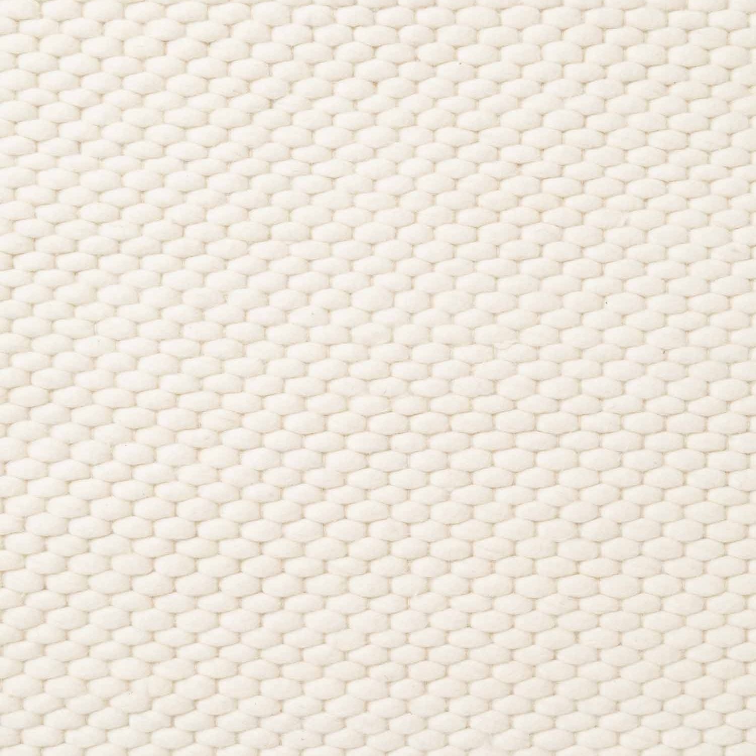 Close-up of a textured white fabric surface