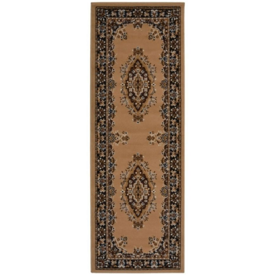 Maestro Collection Traditional Design Rug in Brown –The Rugs