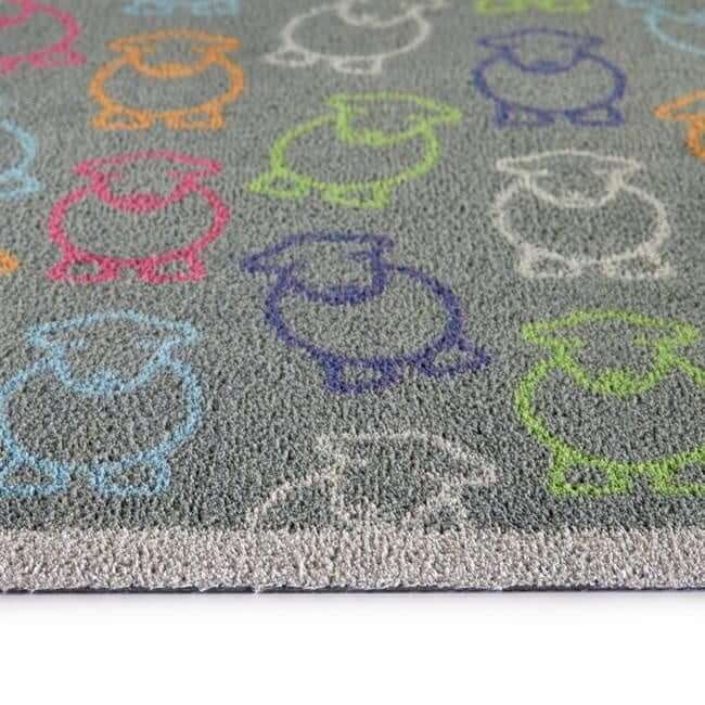 The Rugs Eco-Friendly Washable Herdy Sheep Mat | UK Made