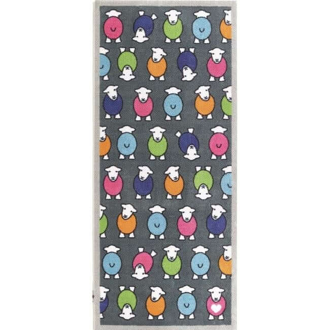 The Rugs Eco-Friendly Washable Herdy Sheep Mat | UK Made