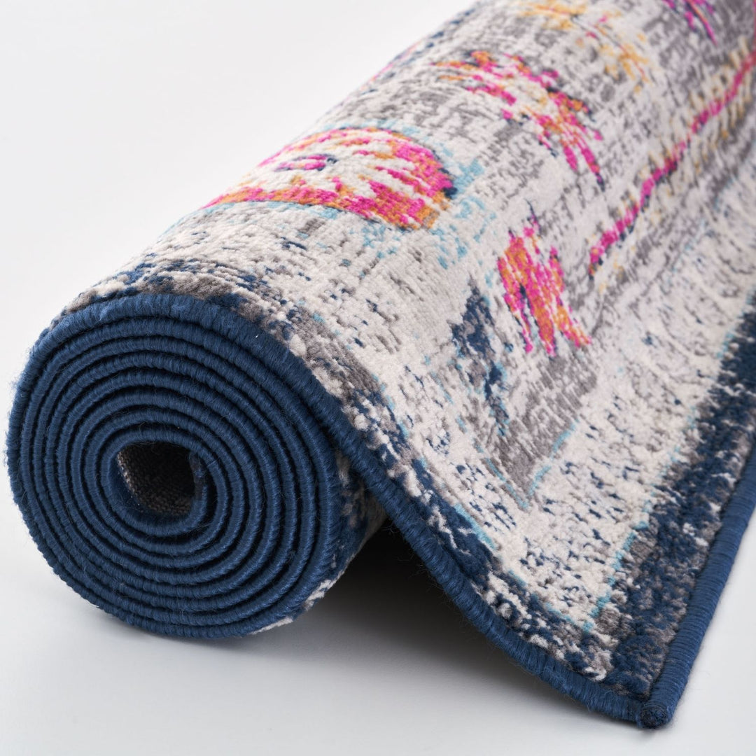 Living Room Rug Vintage in Multicolour