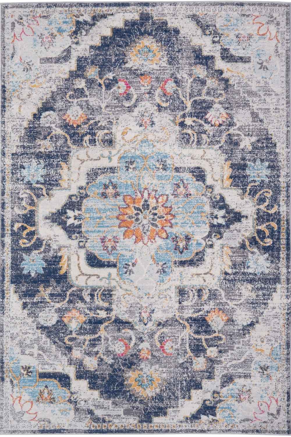 Living Room Rug Vintage Multicolour