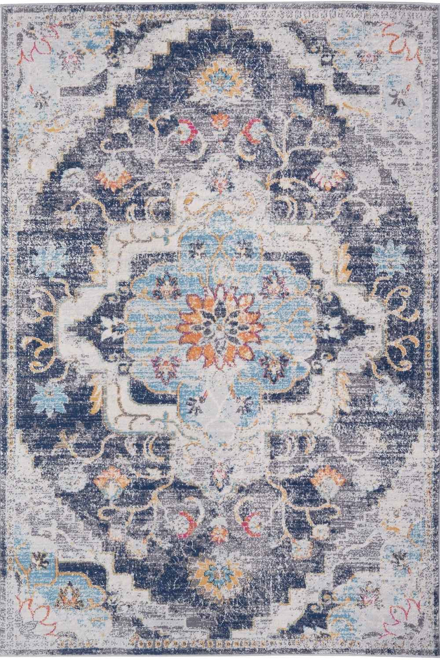 Living Room Rug Vintage Multicolour