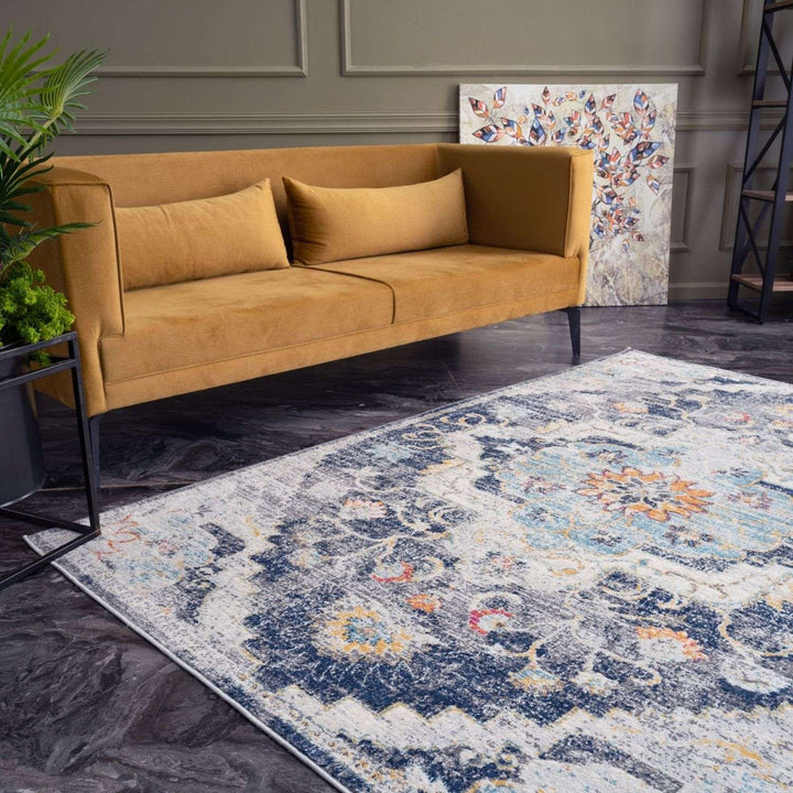 Living Room Rug Vintage Multicolour