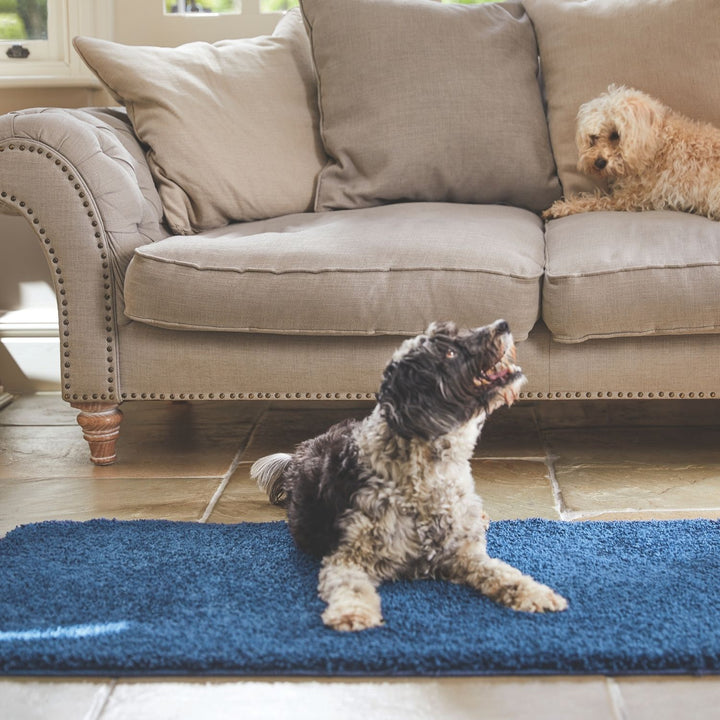 Tufted Washable Rug – Plain Design
