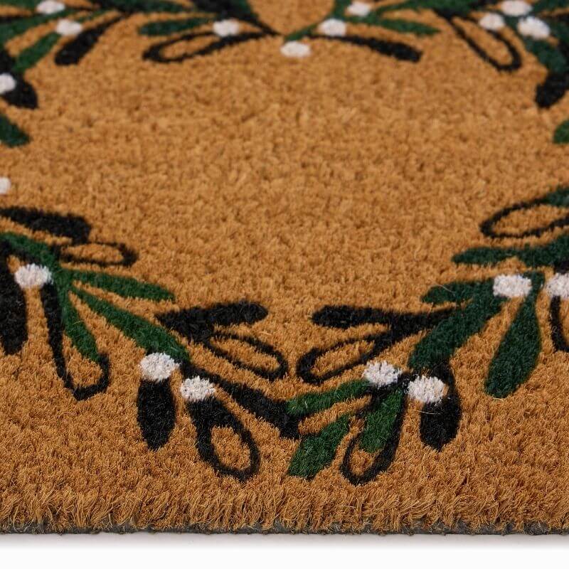 The Rugs Festive Fun Coir Door Mat – 100% Coconut Husk