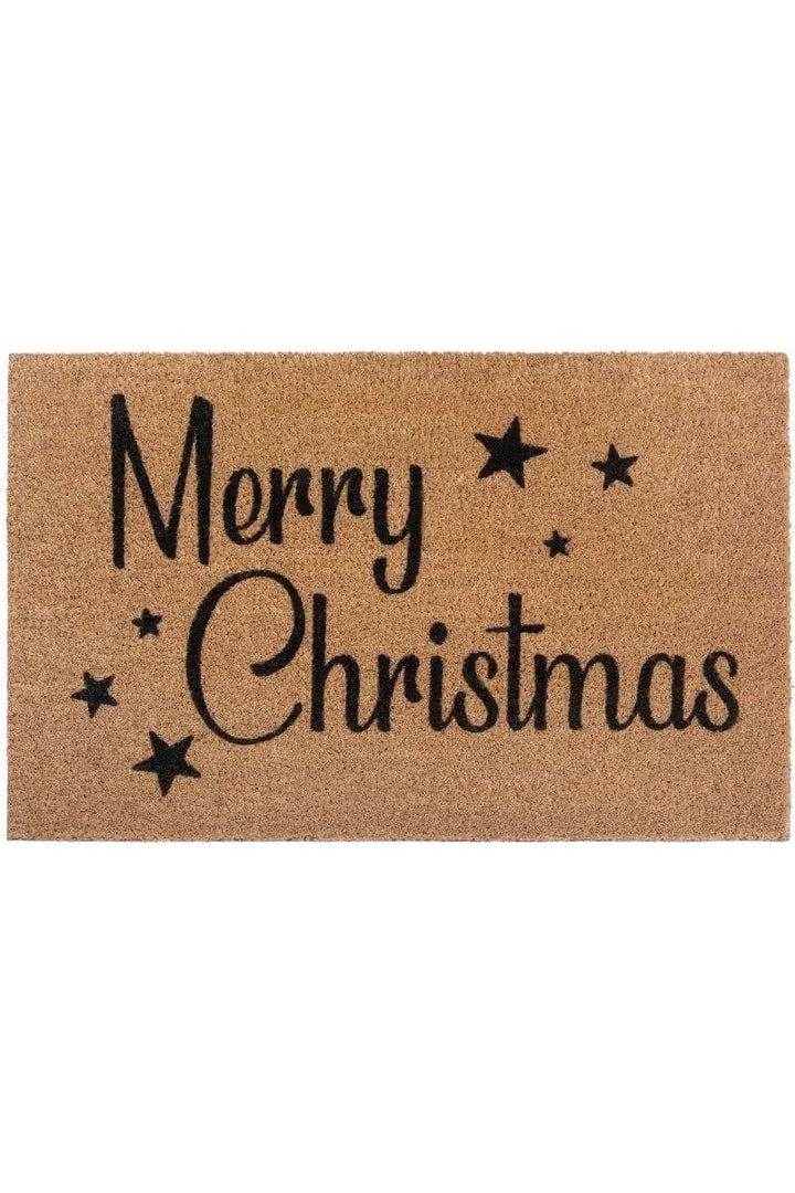 Mix Mats Merry Christmas Coir Doormat 45x75 cm
