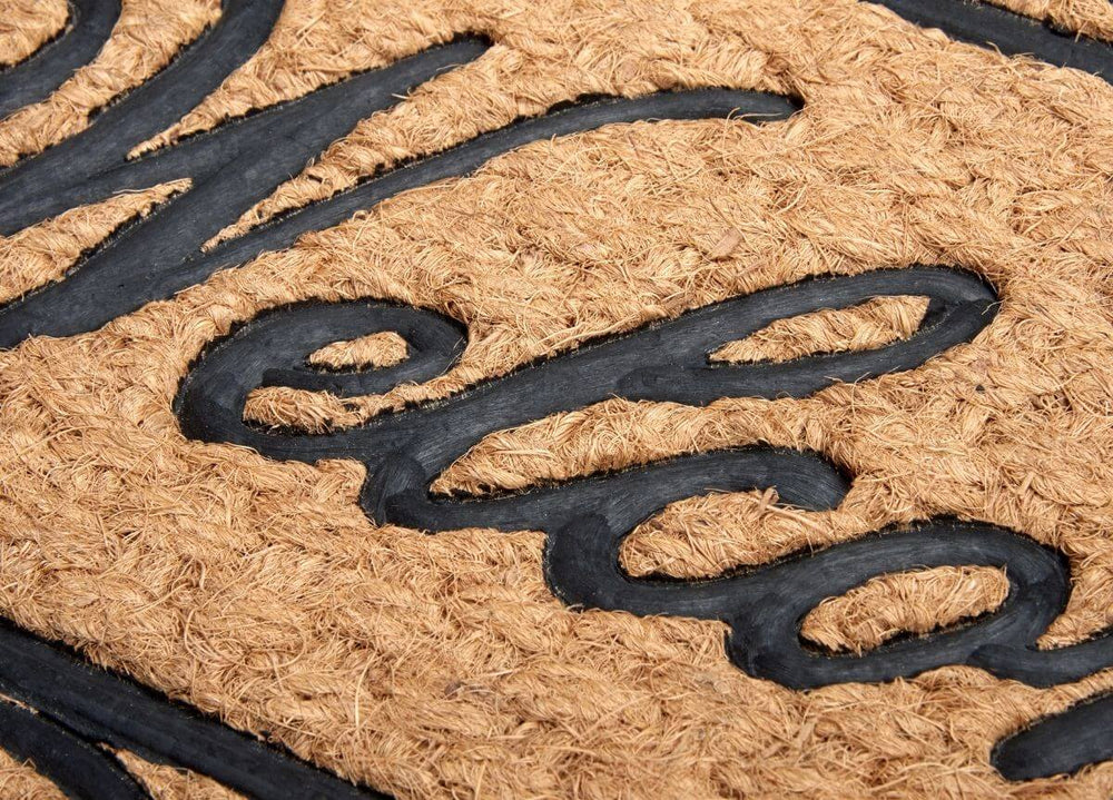 The Rugs Mix Mats Welcome Coir Doormat 45x75 cm - Quality