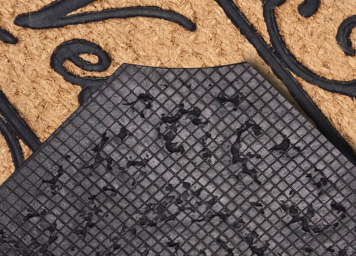 The Rugs Mix Mats Welcome Coir Doormat 45x75 cm - Quality