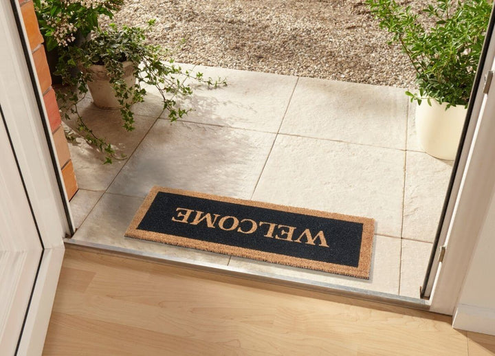The Rugs Mix Mats Coir Doormat - 27x70 cm -Stylish & Durable